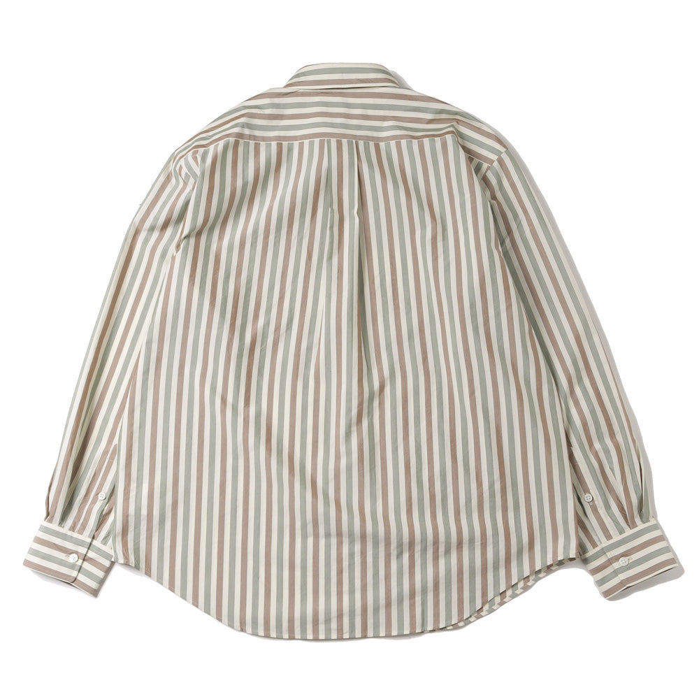 Cotton Silk Stripe Shirt