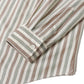 Cotton Silk Stripe Shirt