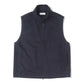 ZIP UP VEST WOOL SILK BEAVER