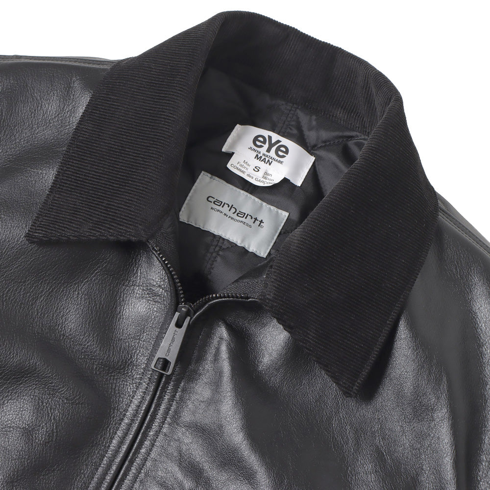 レザー×綿コーデュロイ Carhartt Wネーム J905