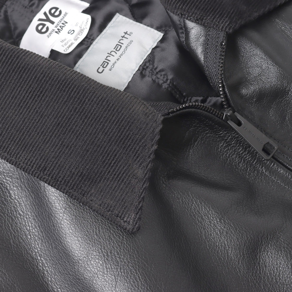 レザー×綿コーデュロイ Carhartt Wネーム J905
