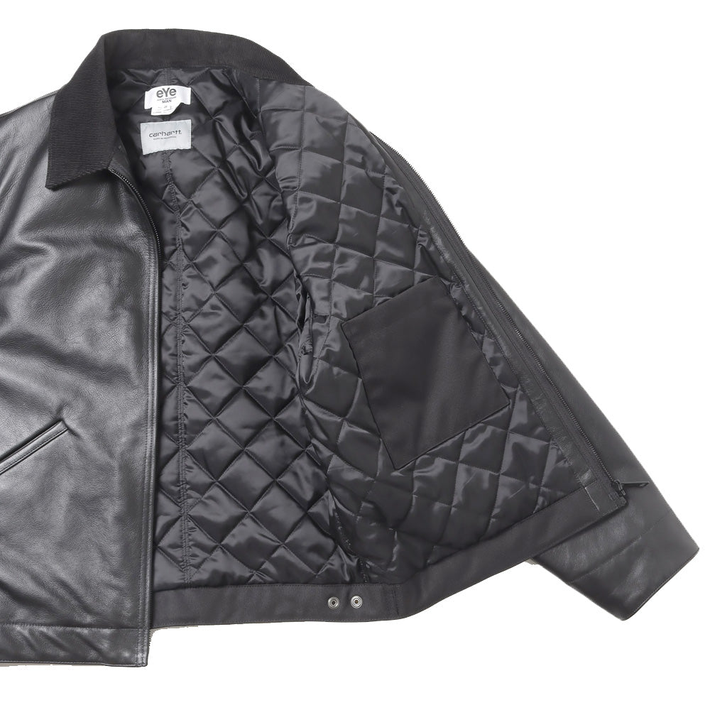 レザー×綿コーデュロイ Carhartt Wネーム J905