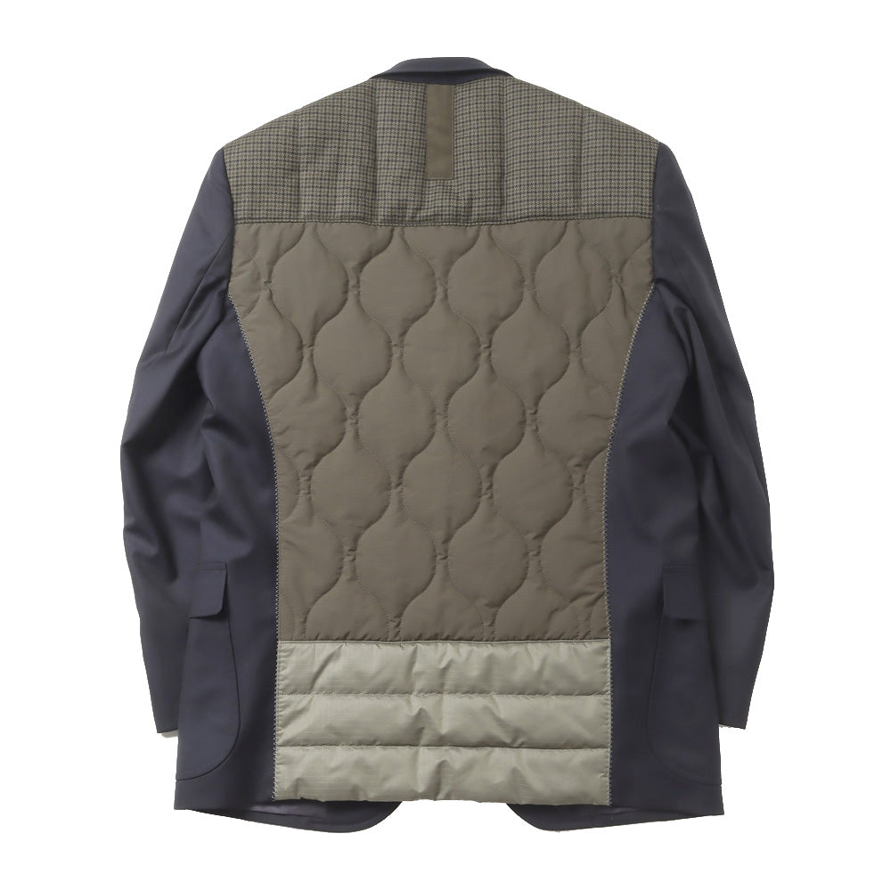 ウールサージ BROOKS BROTHERS ブレザー×エステルリップストップ J915