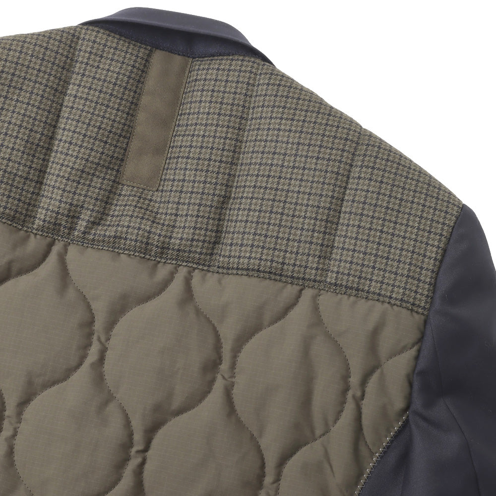 ウールサージ BROOKS BROTHERS ブレザー×エステルリップストップ J915
