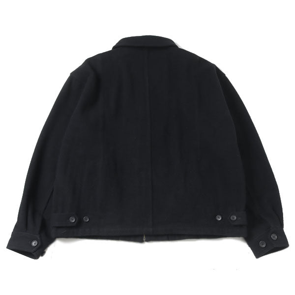 WOOL ZIP BLOUSE