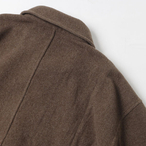 WOOL ZIP BLOUSE