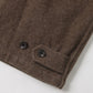 WOOL ZIP BLOUSE