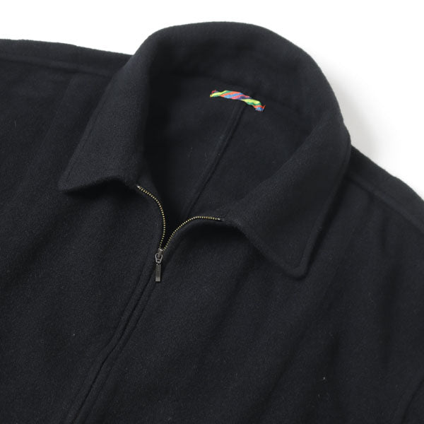 WOOL ZIP BLOUSE