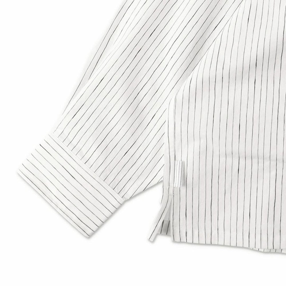 COTTON STRIPE SLIT SHIRT