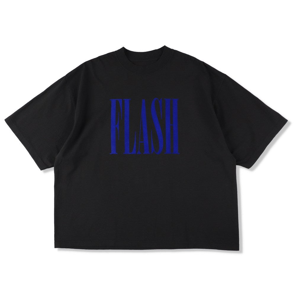 新品◆ISNESS MUSIC イズネスミュージック FLASH Tシャツ 黒 ISNESS MUSIC(イズネスミュージック)FLASH T-SHIRT (FLASH5ST01