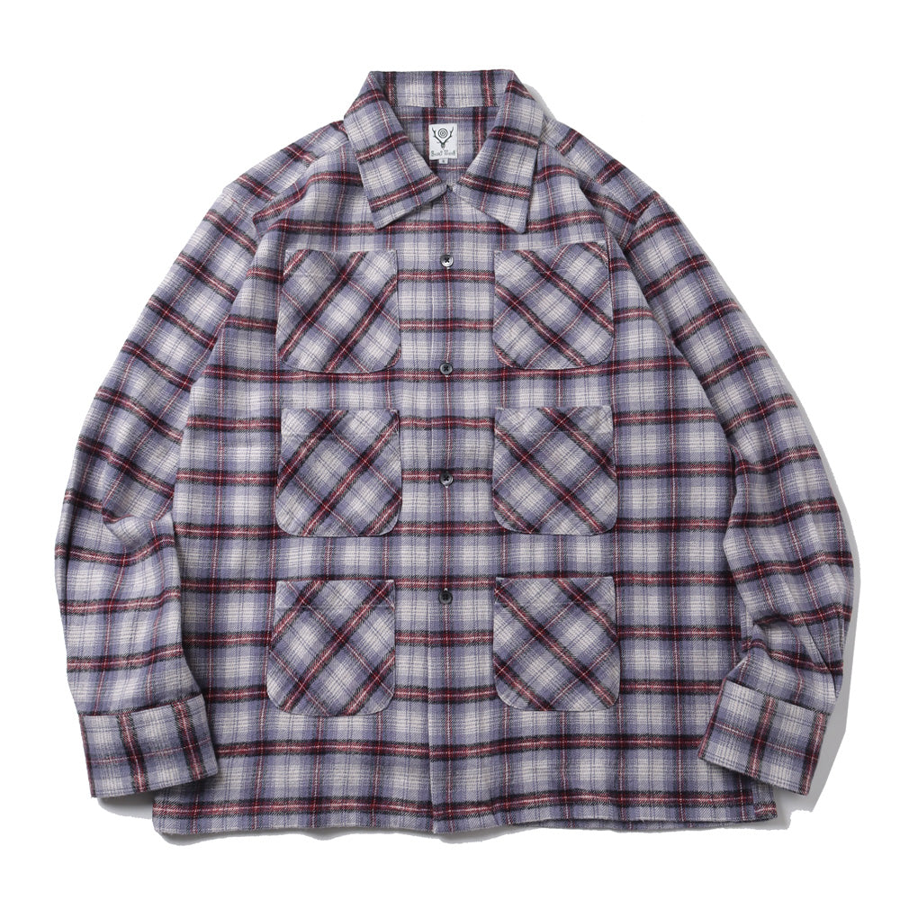 6 Pocket Shirt - Flannel Twill / Plaid