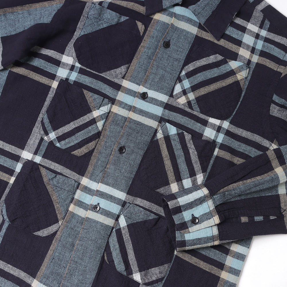 6 Pocket Shirt - Cotton Boiled Cloth / Big Plaid