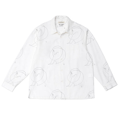 OPEN COLLAR SHIRTS (Saul Steinberg)