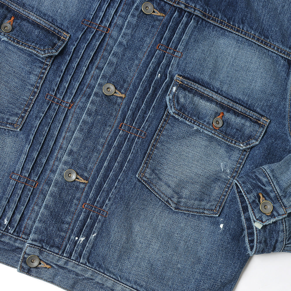 saby(サバイ)KAMATA DENIM JACKET TYPE 2ND - Vintage Wash - - 12.5oz 