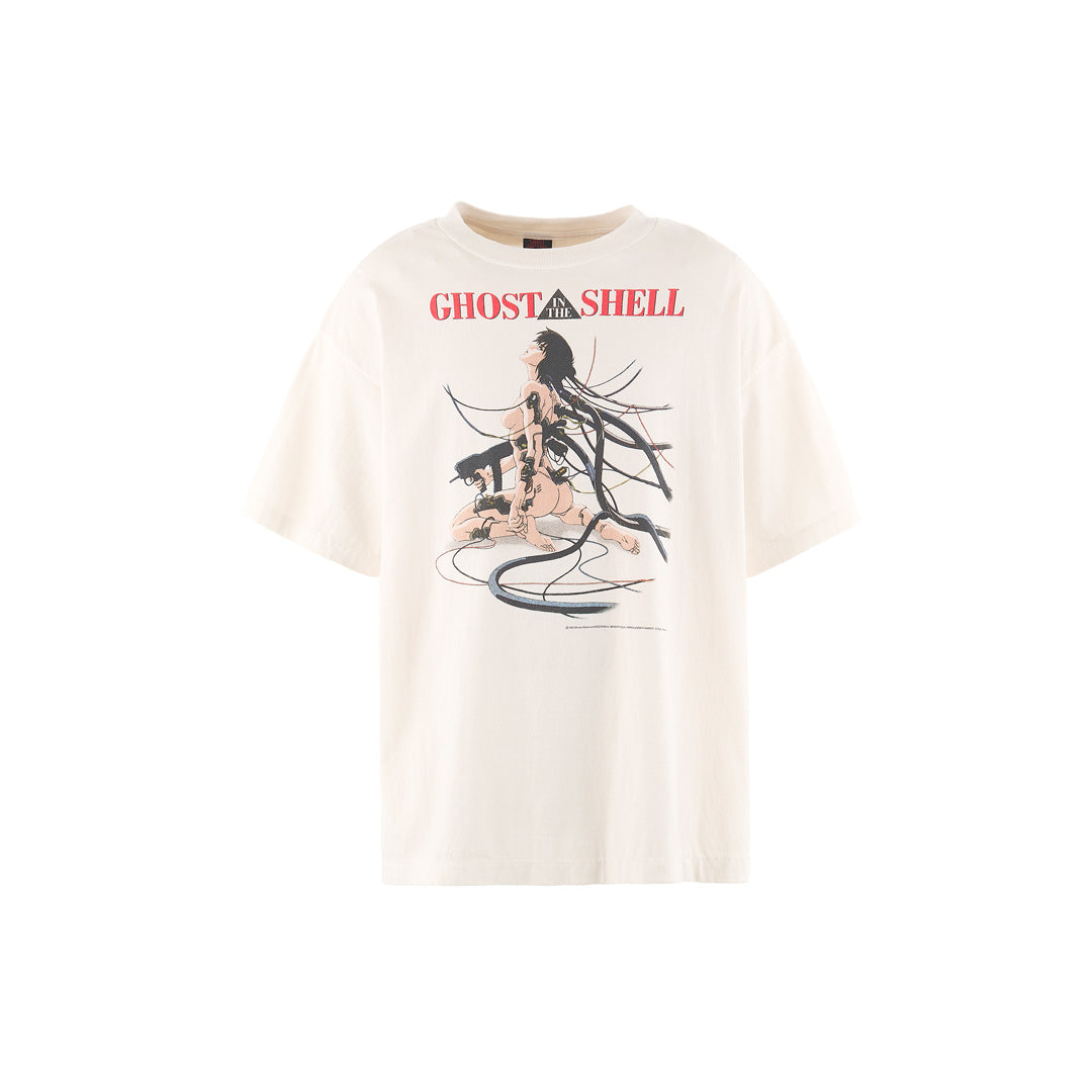 SAINT Mxxxxxx X Ghost in the Shell GS_SS TEE GITS WHITE
