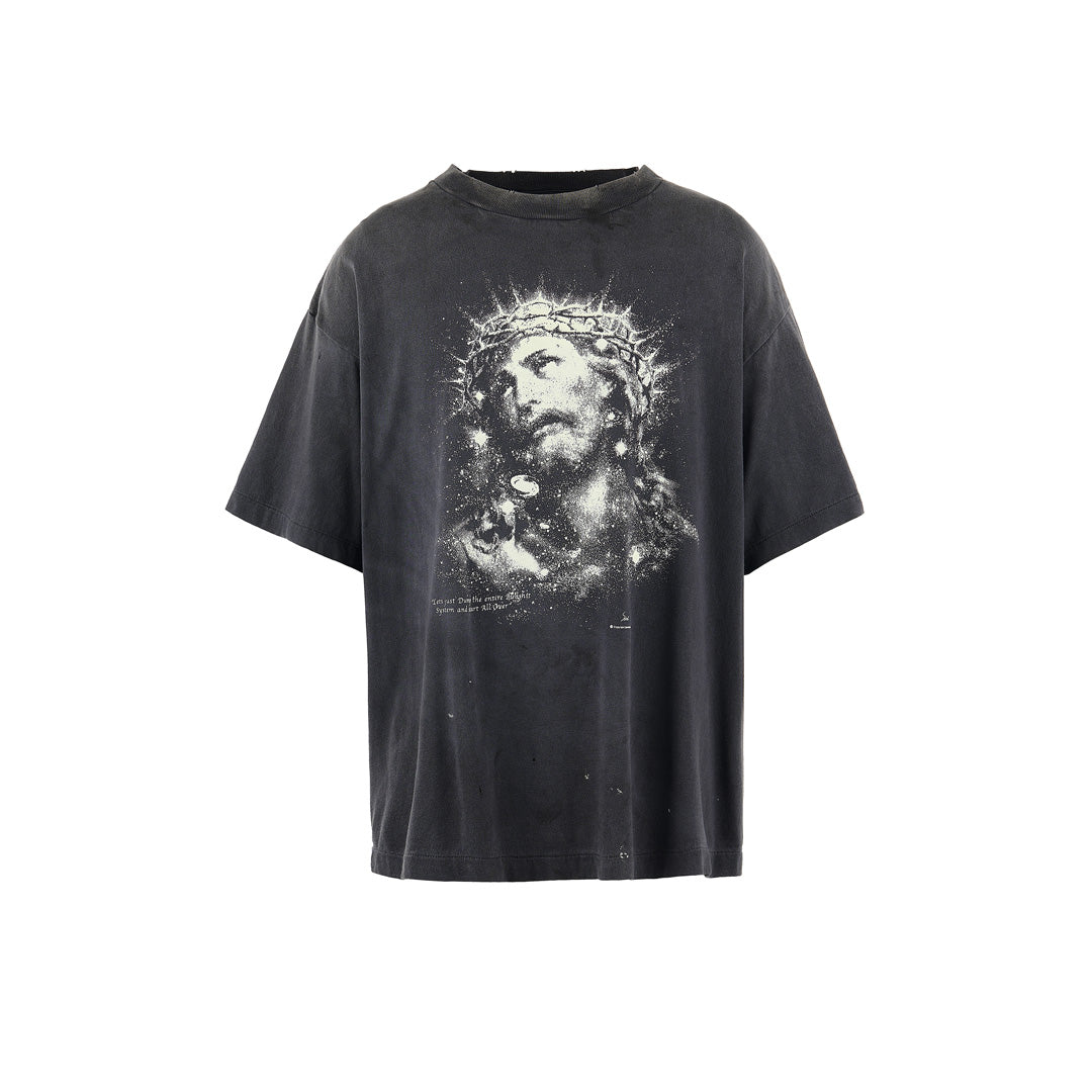 Saint Mxxxxxx (セントマイケル) S/S TEE JESUS SM-HR8-0000-016 (SM 
