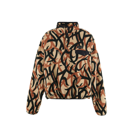FLEECE PULLOVER TRIVAL CAMO