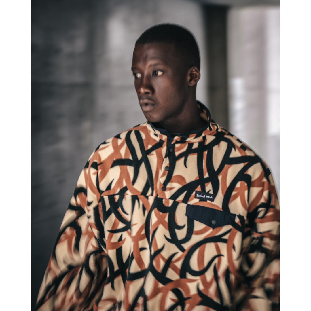 FLEECE PULLOVER TRIVAL CAMO