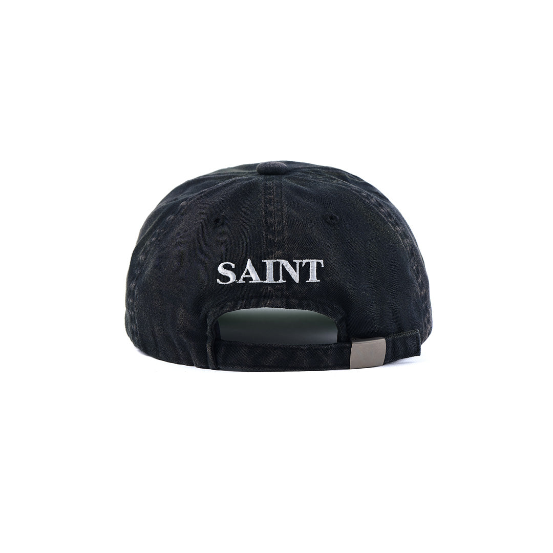 6 PANEL CAP LACERATING BLACK