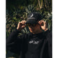 6 PANEL CAP LACERATING BLACK