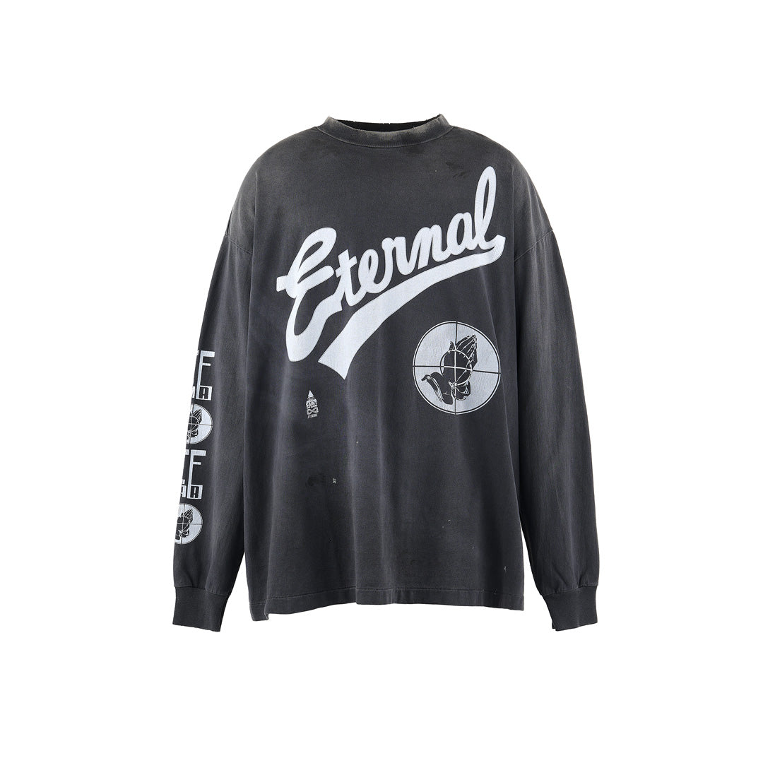 SAINT Mxxxxxx × FEAR OF GOD L/S TEE SNT OF GOD SM-HR8-0000-C02 (SM 