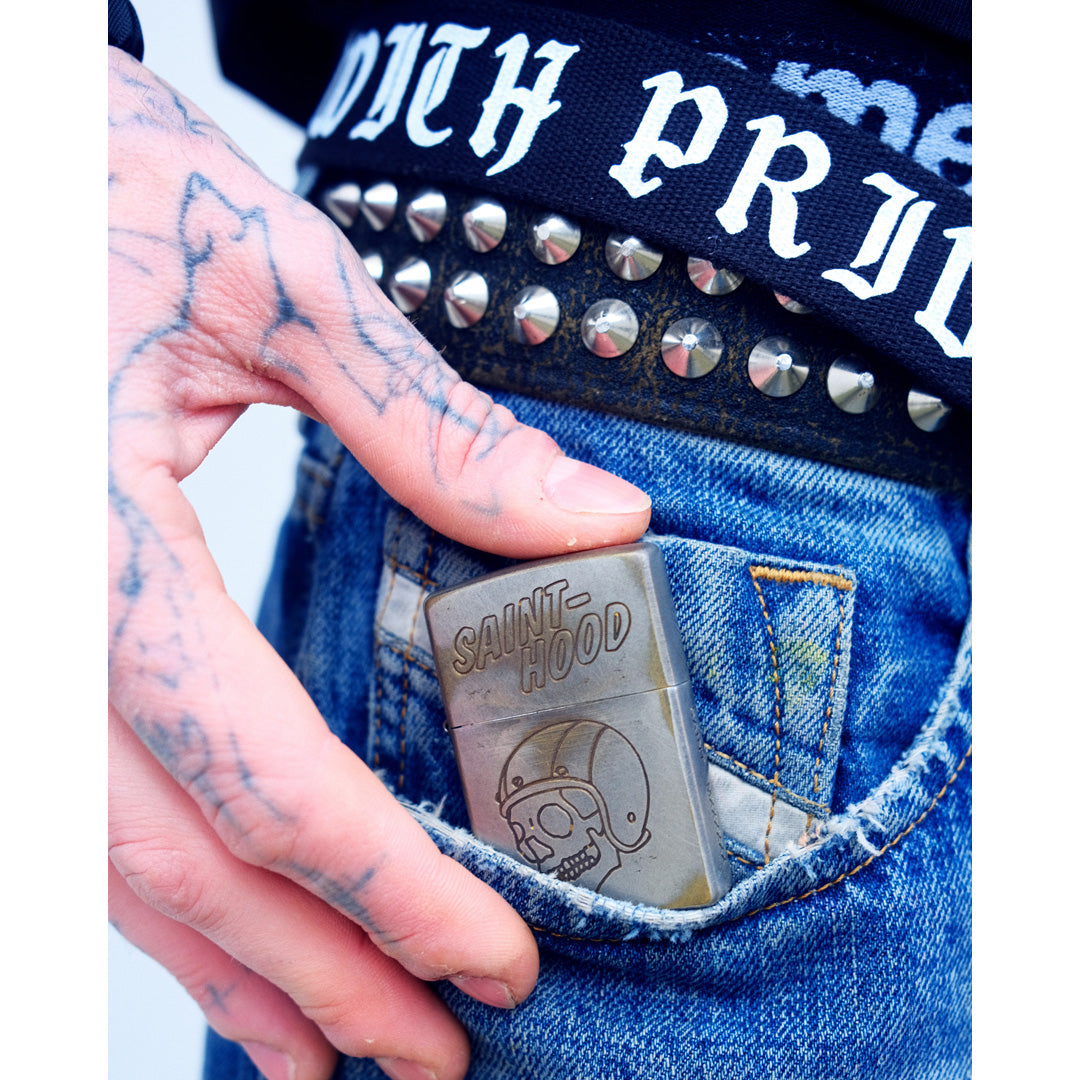 SAINT Mxxxxxx × NEIGHBORHOOD STHD .AGED ZIPPO LIGHTER