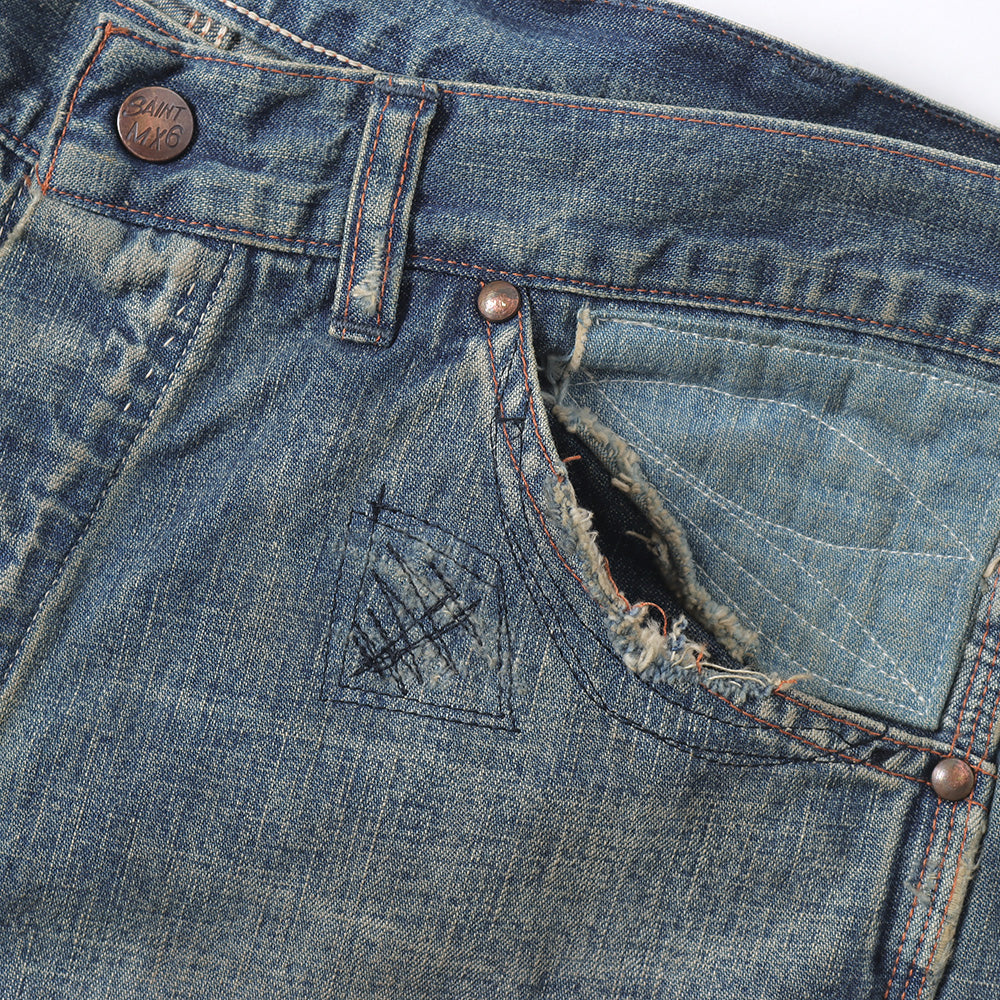 DENIM PAINTER PANTS