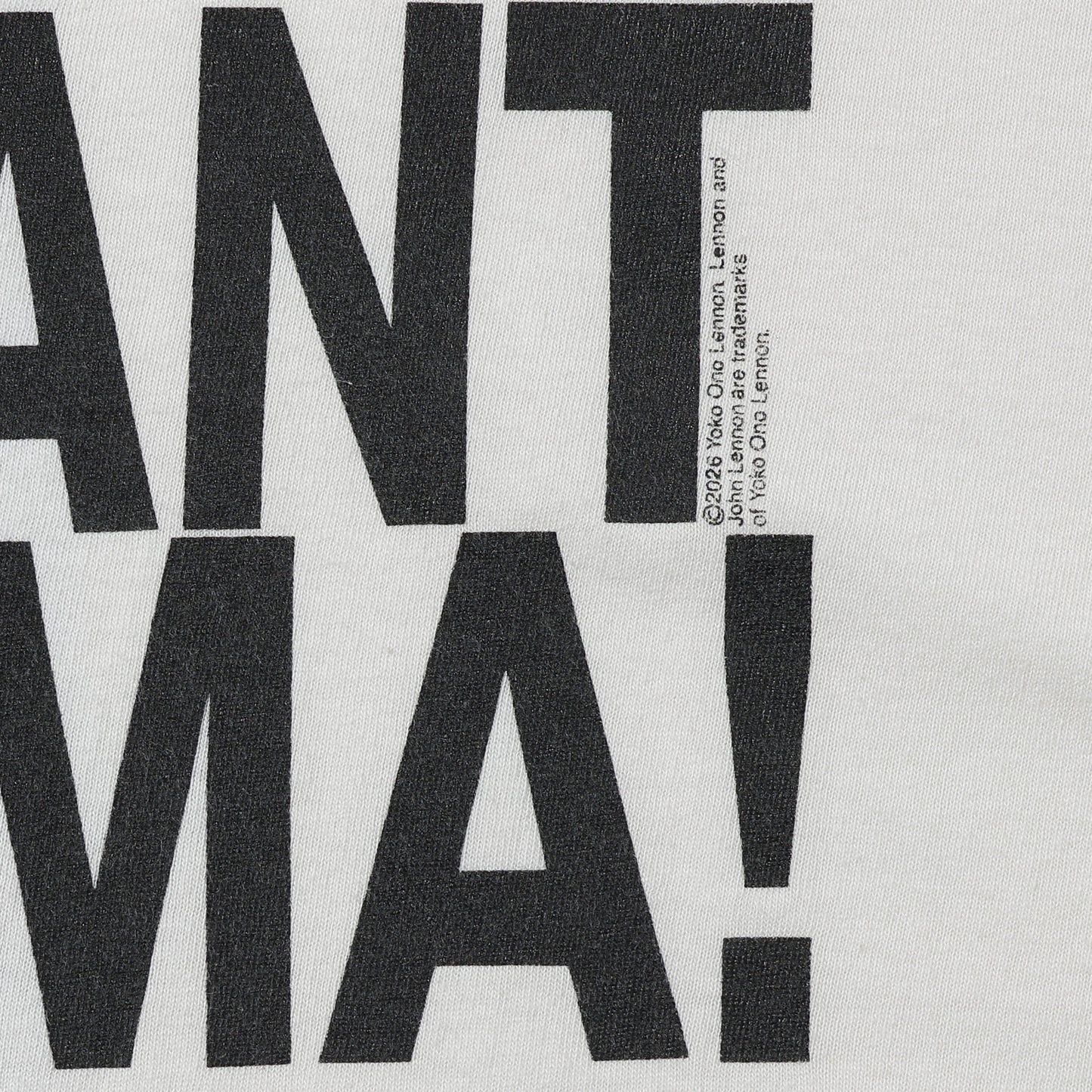 SAINT Mxxxxxx_JOHN LENNON S/S T-SHIRT INSTANT KARMA