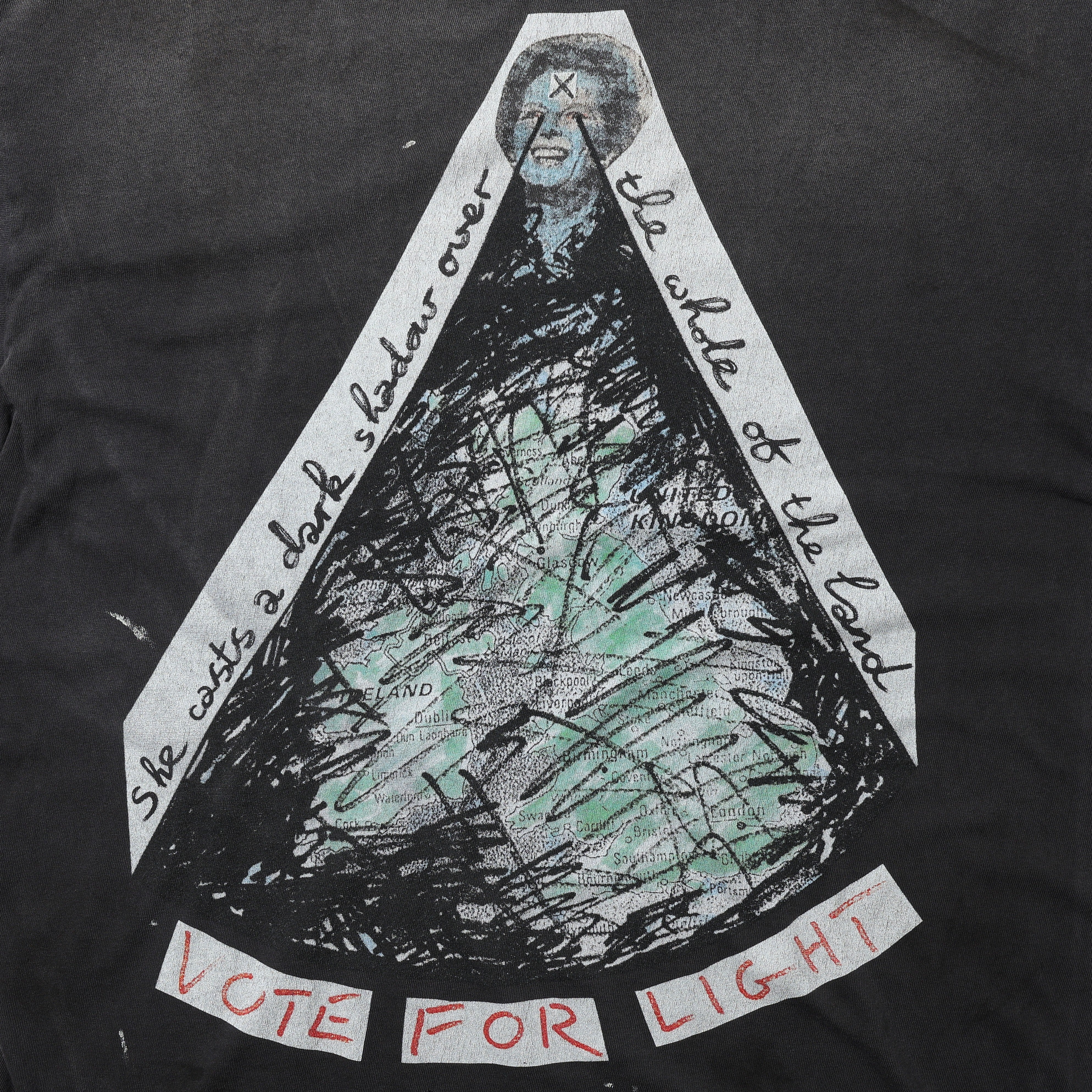 SAINT Mxxxxxx_Jamie Reid S/S T-SHIRT VOTE F LIGHT SM-MK8-0000-C01