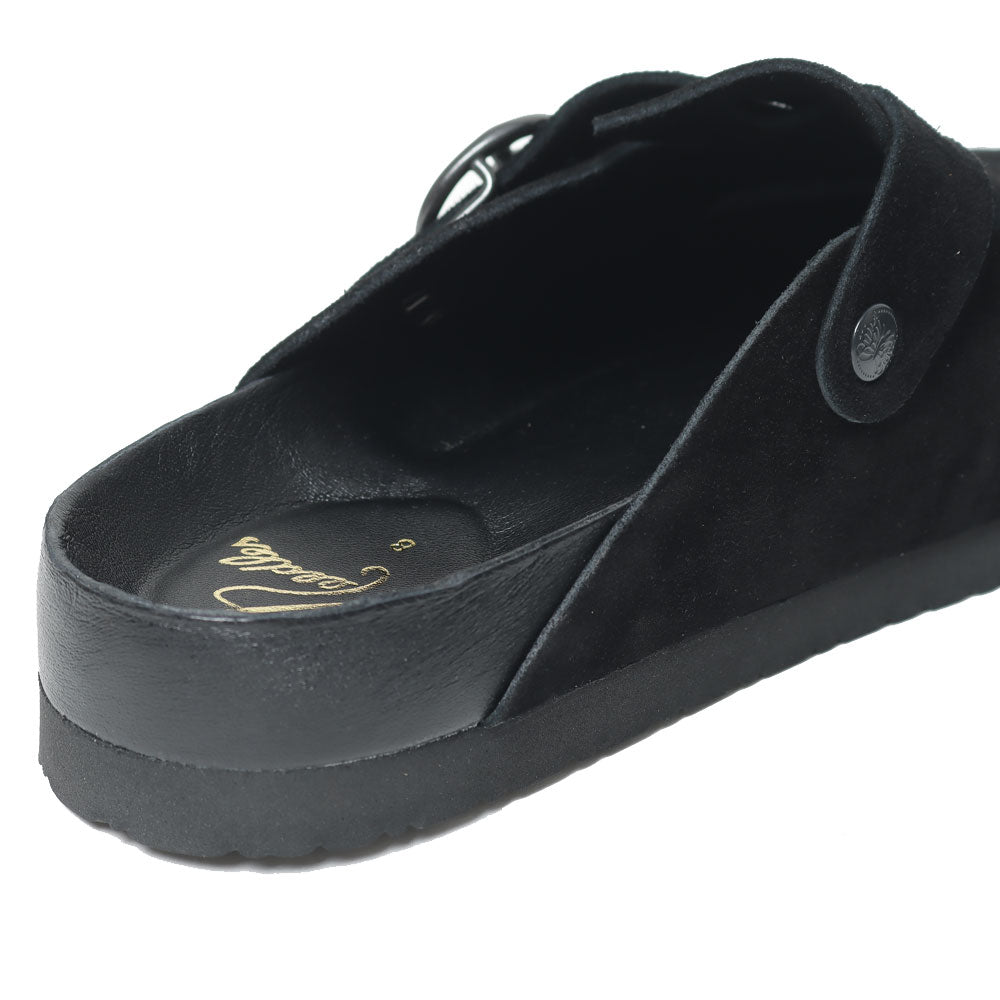 Clog Sandals - Suede Long.