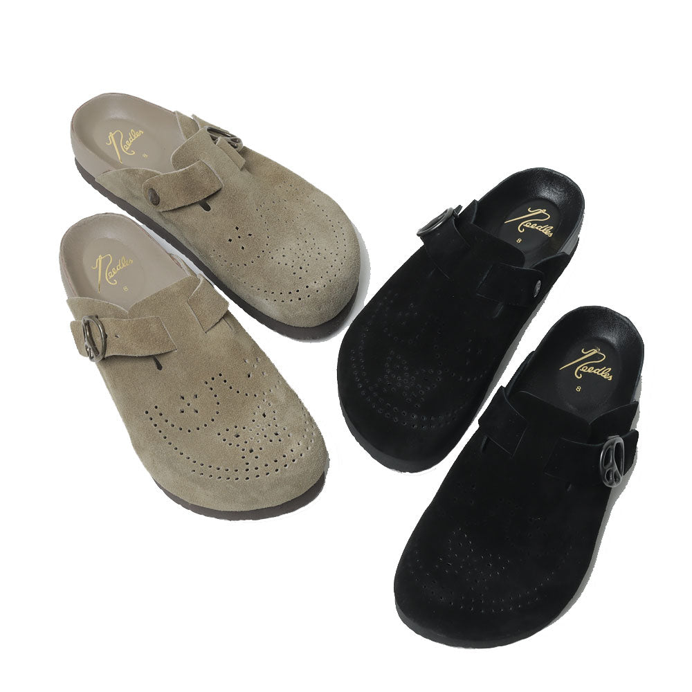 Clog Sandals - Suede Long.