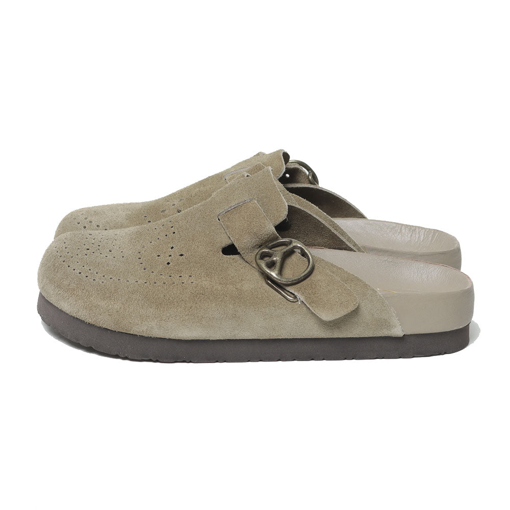 Clog Sandals - Suede Long.