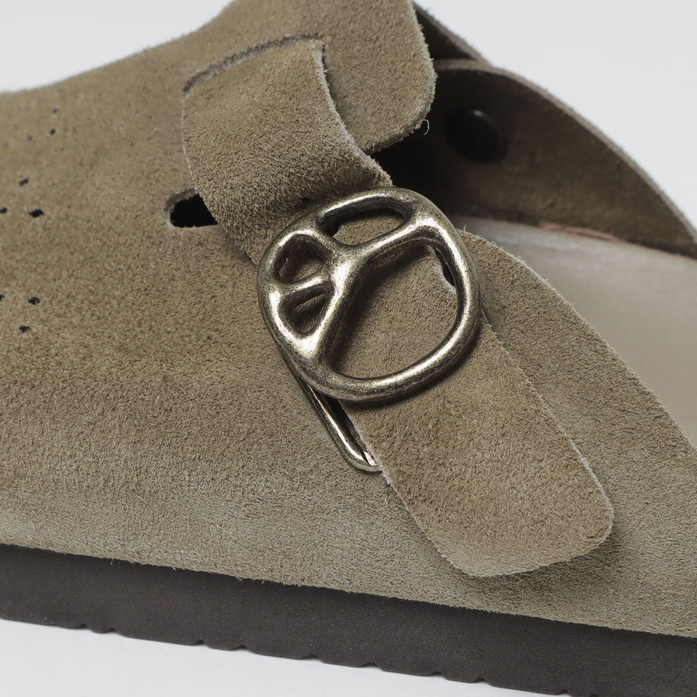 Clog Sandal - Suede Lthr.