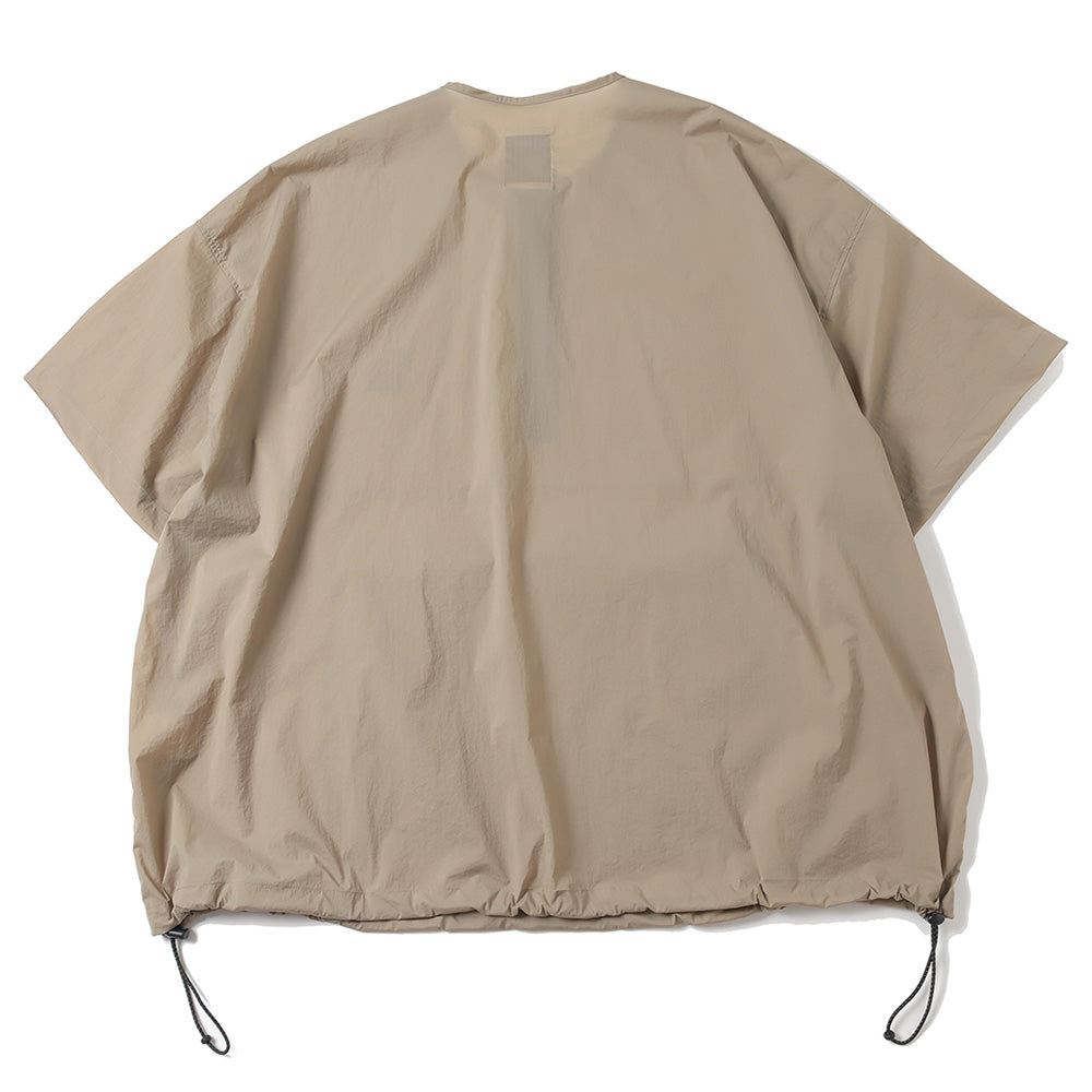 HALF ZIP NYLON SHIRT