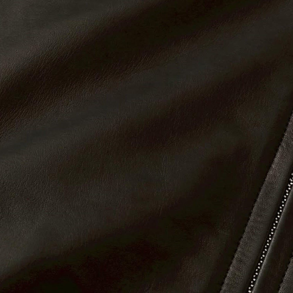 LEATHER HOODIE JACKET