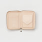 square zip purse