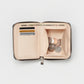 square zip purse