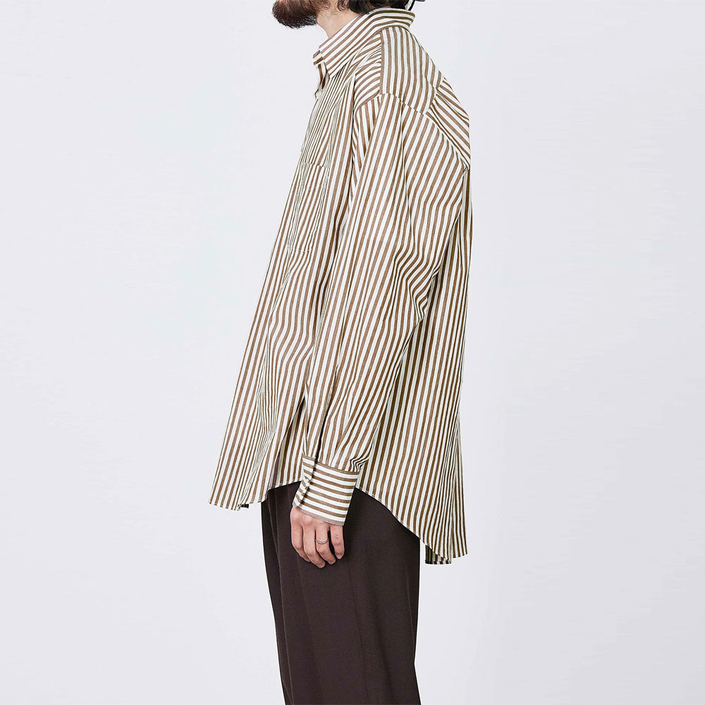 COMFORT FIT SHIRT ORGANIC COTTON STRIPE