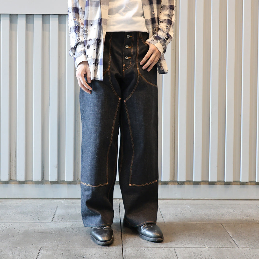 CLASSIC DOUBLE KNEE DENIM PANTS