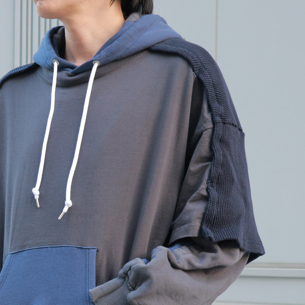 FACETASM(ファセッタズム)LAYERED HOODIE (JOO-SW-U01) | FACETASM
