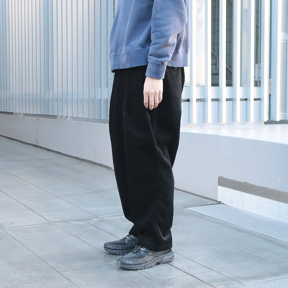 WIDE TWO TUCK PANTS(CORDUROY)