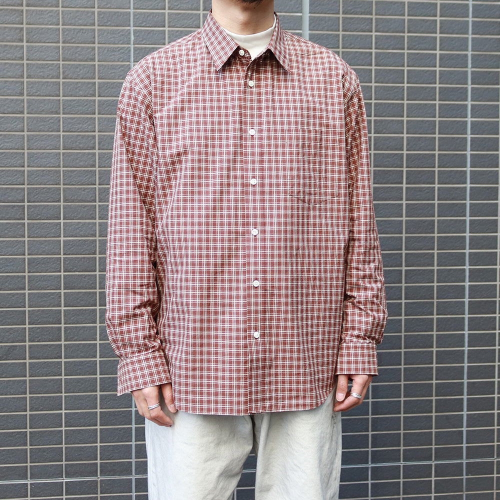 Silk Cotton Stripe Shirt