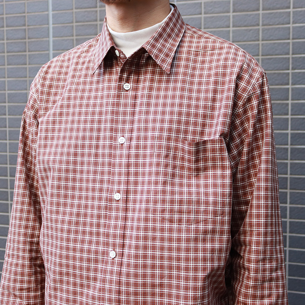 Silk Cotton Stripe Shirt
