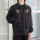 Embroidery Red Ear Denim Jacket