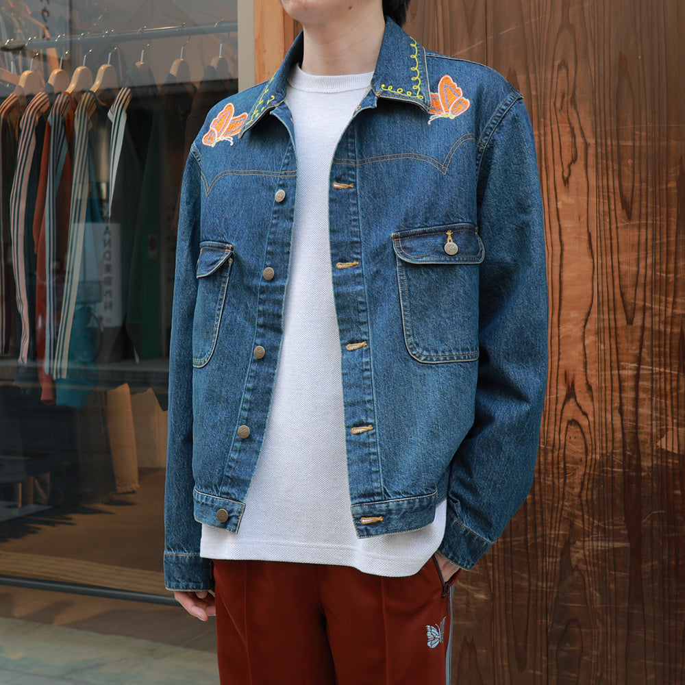 NEEDLES(ニードルズ)Papillon Emb. Jean Jacket - 12oz Denim (SX210