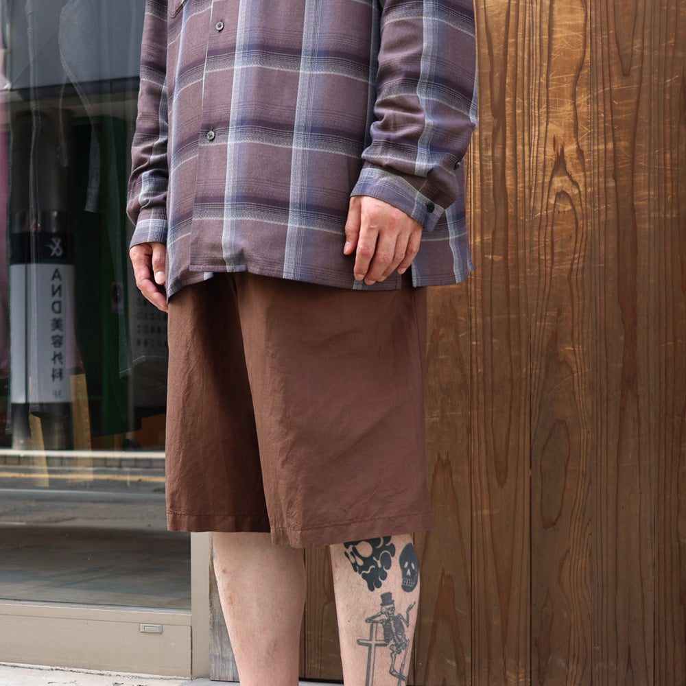 Silk Linen Easy Half Pants