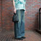 CCU LEATHER KINCHAKU BAG