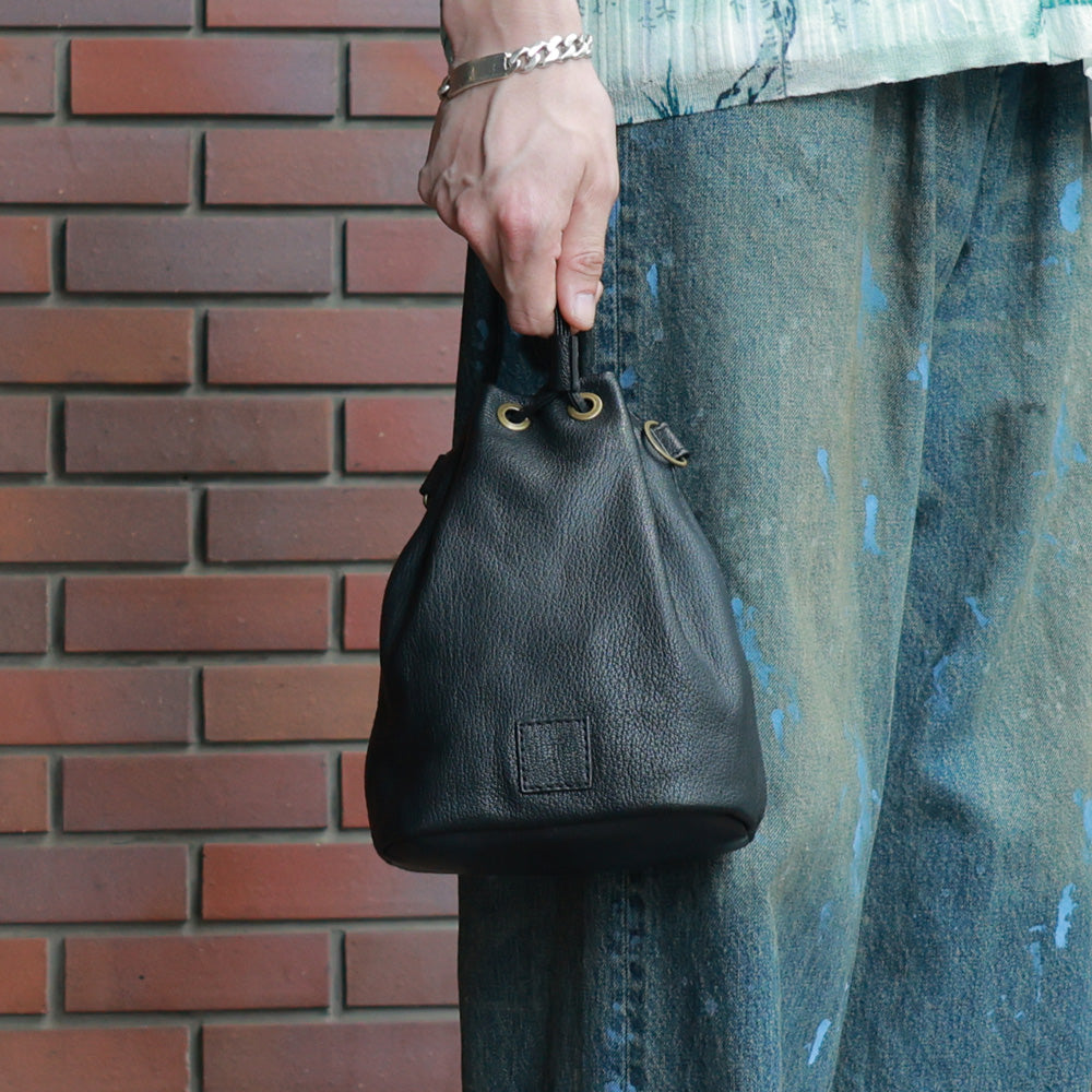 refomed(リフォメッド)CCU LEATHER KINCHAKU BAG (REAC-CCU02