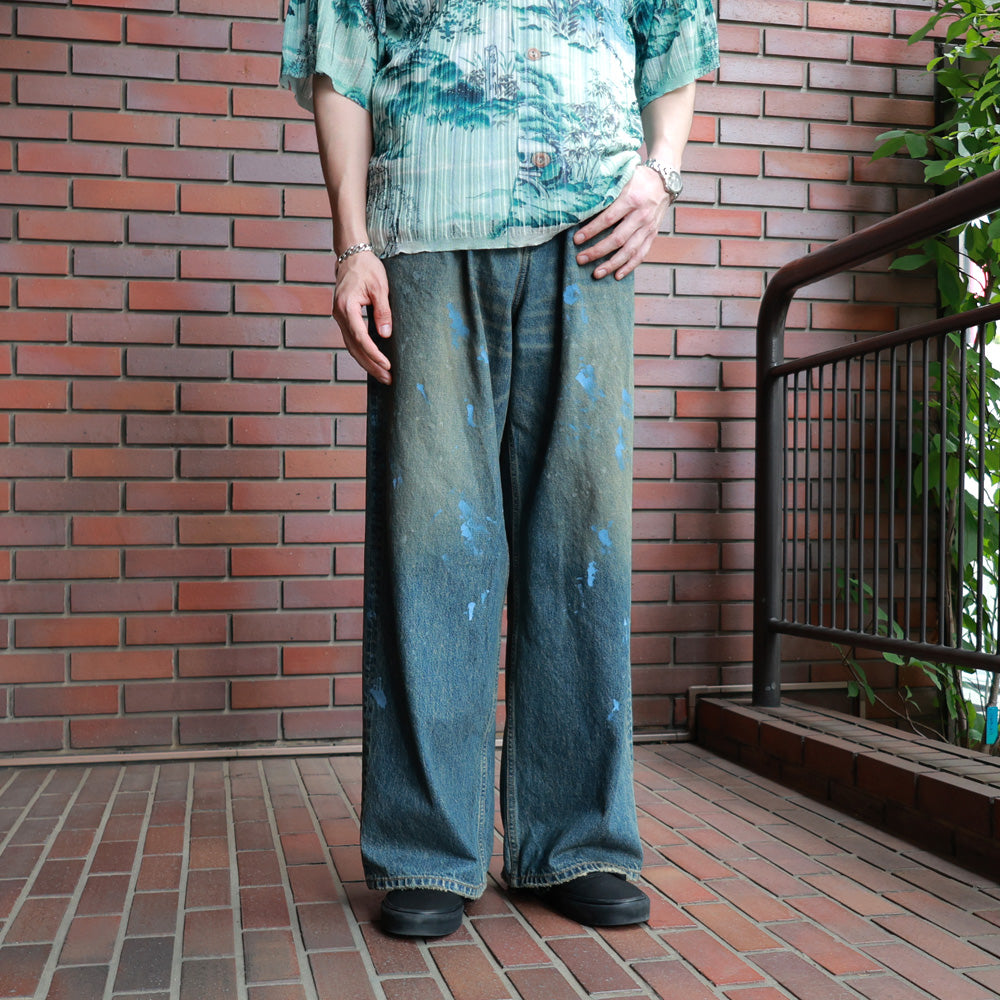dairiku デニム DAIRIKU(ダイリク)Paint Denim Wide Pants (26SS D8) | DAIRIKU