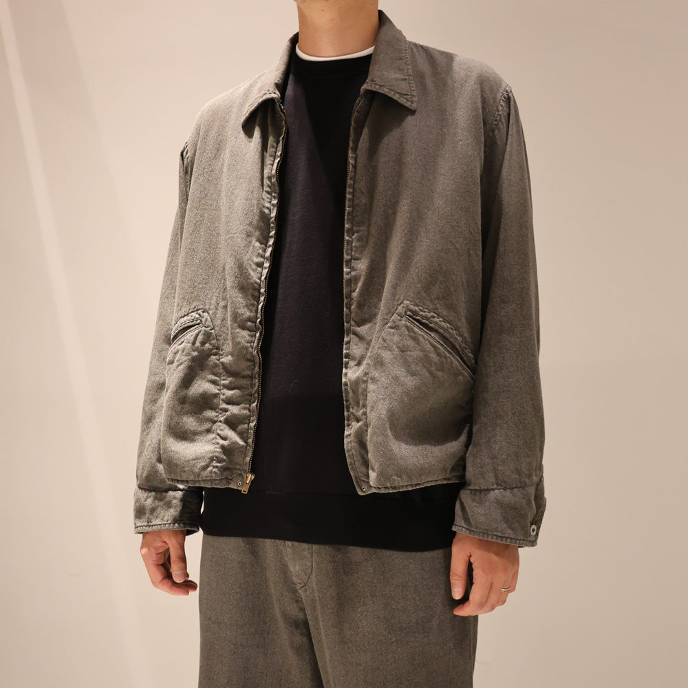 Vintage Black Chambray Sports Jacket